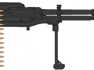 Machine Gun PNG Cutout