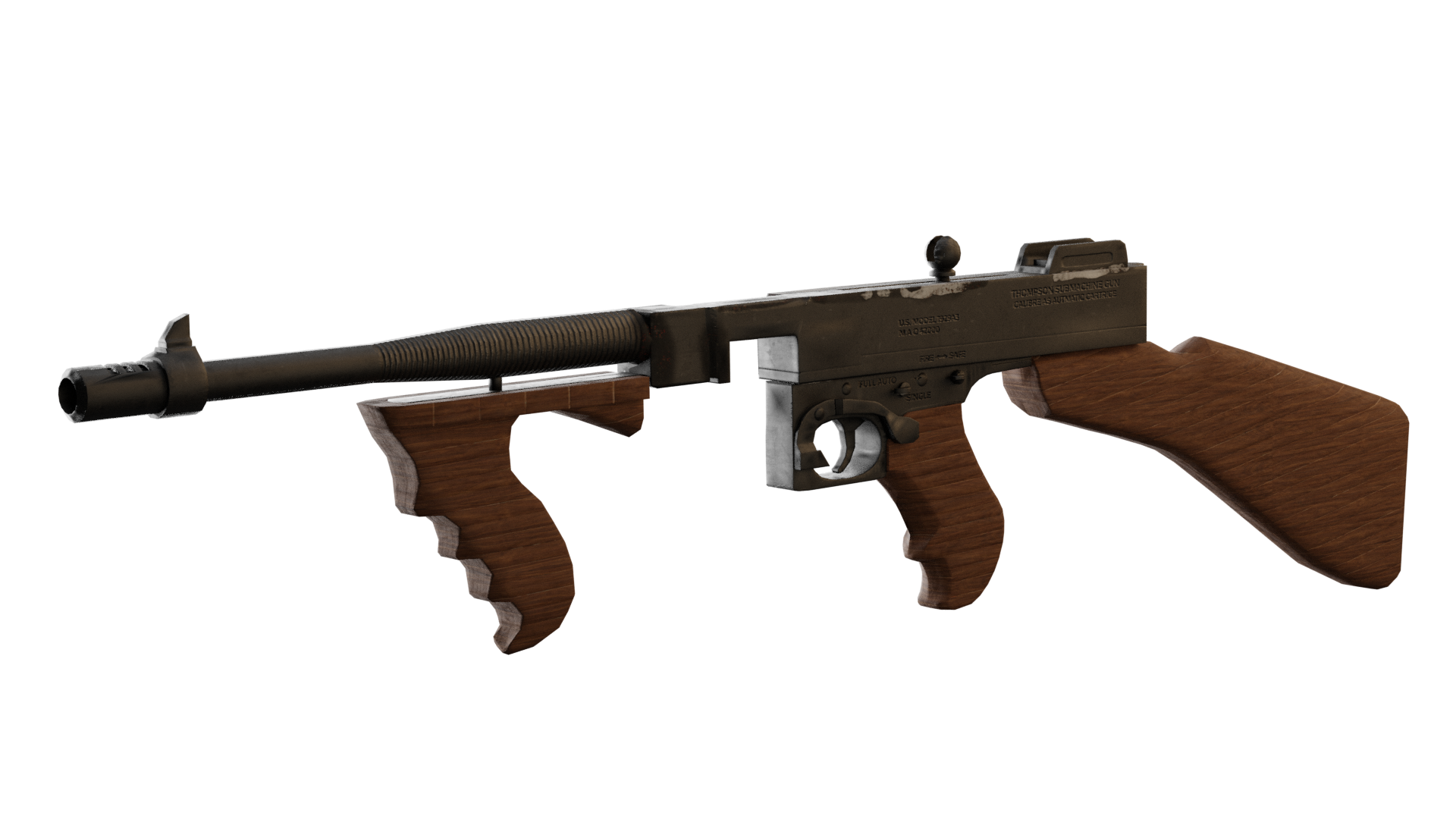 Machine Gun PNG Image File