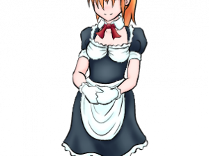 Maid Outfit Dress Background PNG