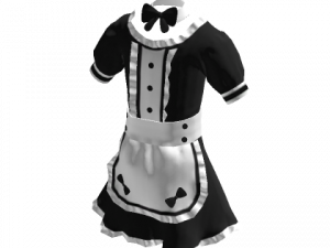 Maid Outfit Dress PNG Cutout