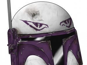 Mandalorian Helmet Background PNG