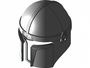 Mandalorian Helmet PNG Photo