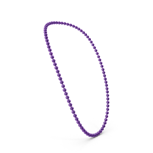 Mardi Gras Beads PNG Background