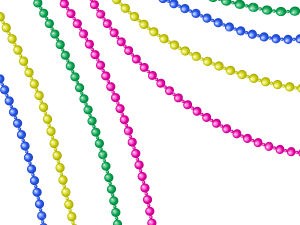 Mardi Gras Beads PNG Clipart