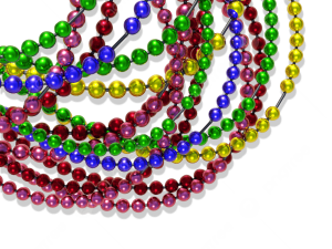 Mardi Gras Beads PNG Free Image