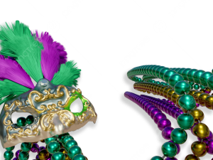 Mardi Gras Beads PNG HD Image