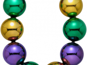 Mardi Gras Beads PNG Image File