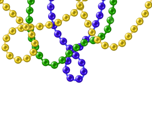 Mardi Gras Beads PNG Image HD