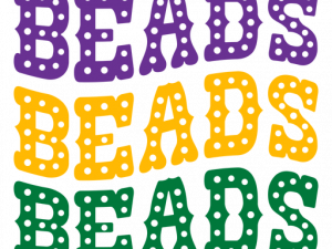 Mardi Gras Beads PNG Images