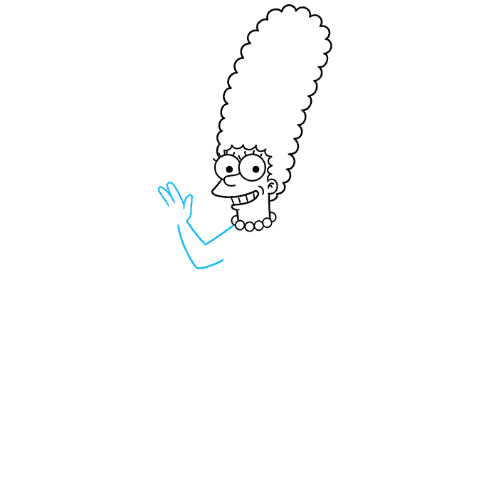 Marge Simpson PNG Pic