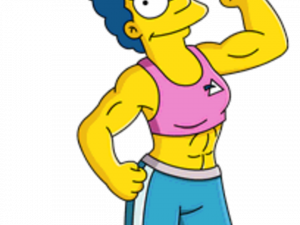 Marge Simpson Transparent