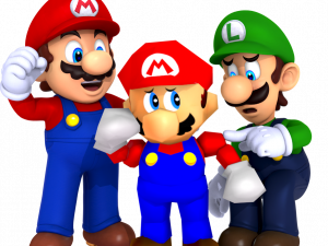 Mario and Luigi Transparent