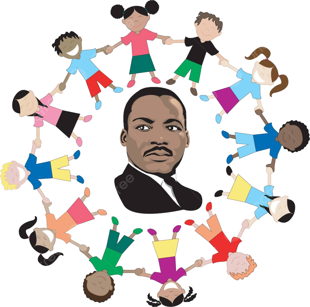 Martin Luther King Transparent