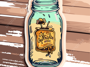 Mason Jar No Background