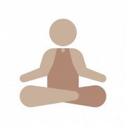 Meditate PNG Cutout