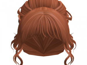 Messy Bun PNG Image File