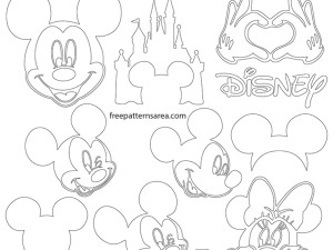 Mickey Head No Background