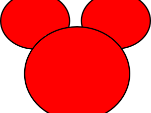 Mickey Mouse Ears PNG Cutout