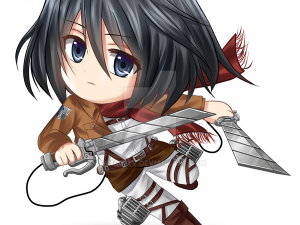 Mikasa Ackerman PNG Image