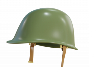 Military Helmet Transparent