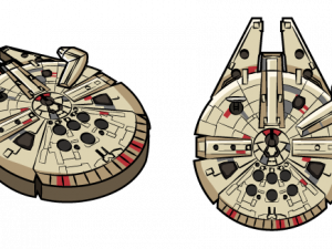 Millennium Falcon No Background