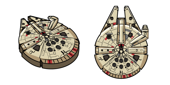 Millennium Falcon No Background