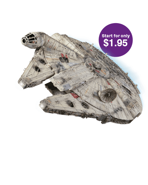 Millennium Falcon Transparent