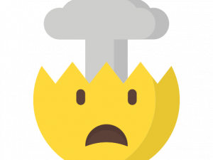 Mind Blown Emoji PNG Cutout