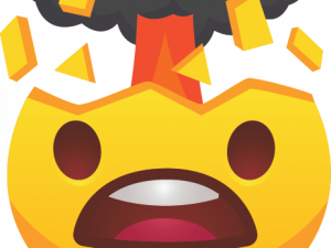 Mind Blown Emoji PNG Image