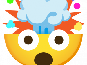 Mind Blown Emoji PNG Image HD