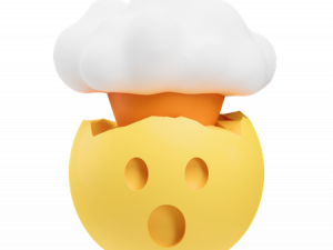 Mind Blown Emoji PNG Photo