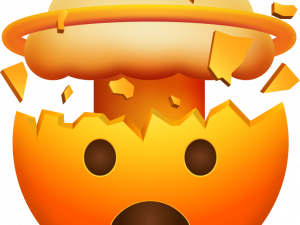 Mind Blown Emoji PNG Pic