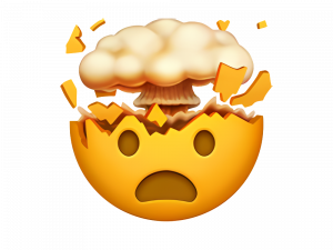 Mind Blown Emoji PNG Picture