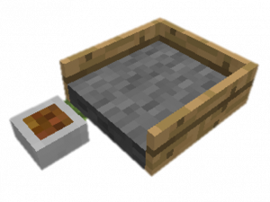 Minecraft Bed PNG Free Image