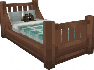 Minecraft Bed PNG Image HD