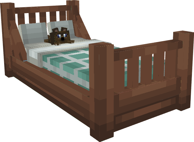 Minecraft Bed PNG Image HD