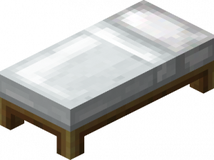 Minecraft Bed PNG Picture