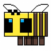 Minecraft Bee PNG HD Image