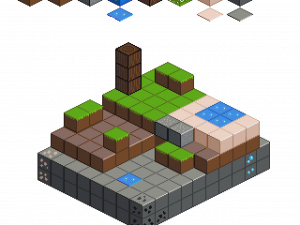 Minecraft Block PNG File