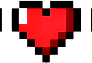 Minecraft Heart PNG