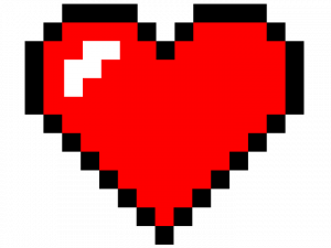 Minecraft Heart PNG Cutout