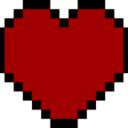 Minecraft Heart PNG File
