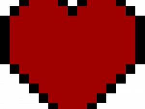 Minecraft Heart PNG File