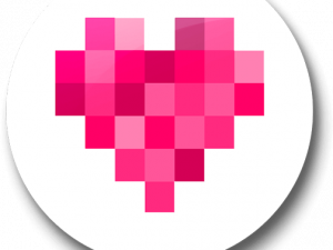 Minecraft Heart PNG Free Image