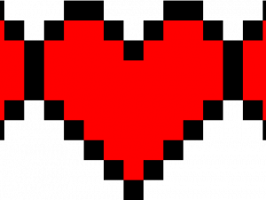 Minecraft Heart PNG HD Image