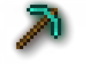 Minecraft Pickaxe PNG Clipart