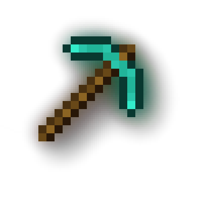 Minecraft Pickaxe PNG Clipart