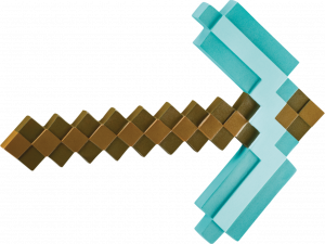 Minecraft Pickaxe PNG Cutout