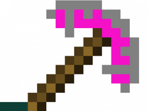 Minecraft Pickaxe PNG Image HD