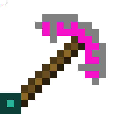 Minecraft Pickaxe PNG Image HD